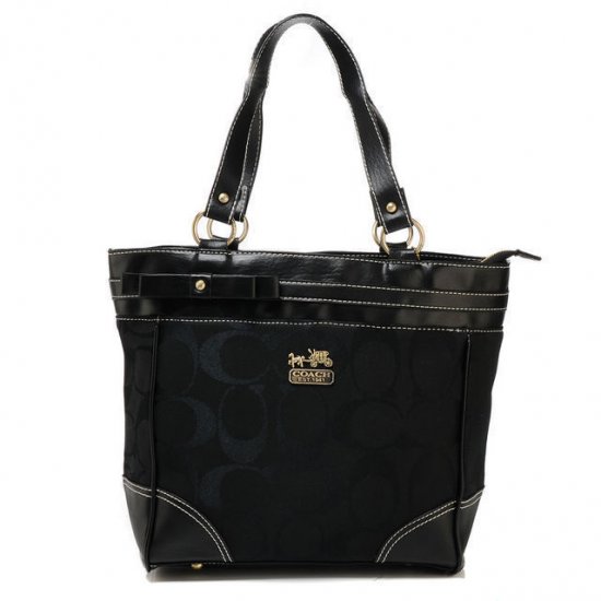 Coach Legacy In Signature Medium Black Totes APK | Women